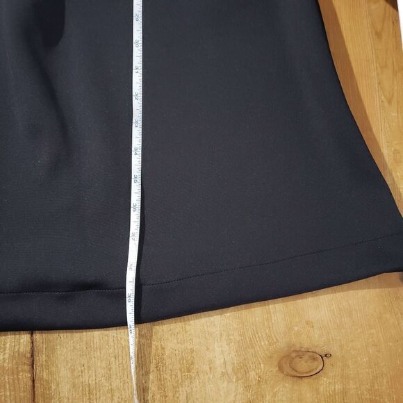 Pink Tartan Large Black Cap Sleeve Beaded V-neck Fit and Flare Dress - Picture 12 of 13